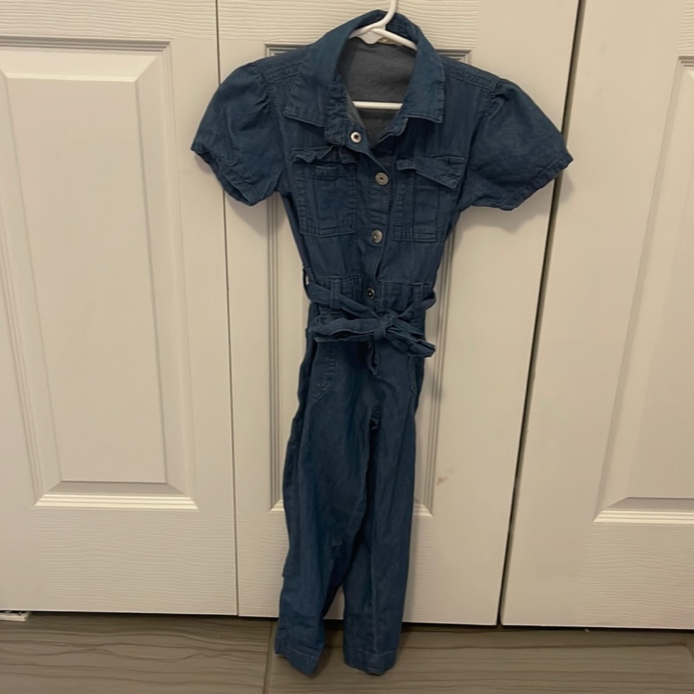 Kids denim romper